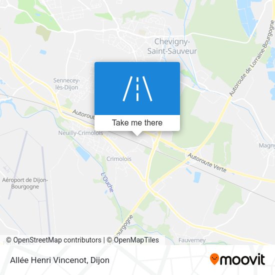Allée Henri Vincenot map