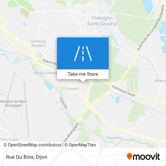 Rue Du Bois map