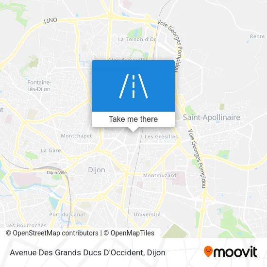 Avenue Des Grands Ducs D'Occident map