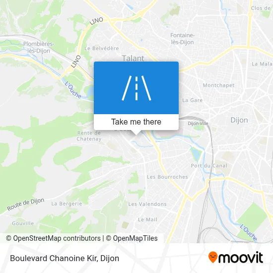 Boulevard Chanoine Kir map