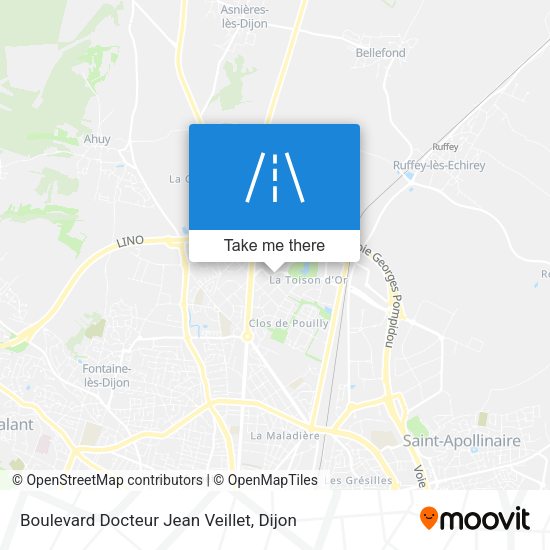 Boulevard Docteur Jean Veillet map