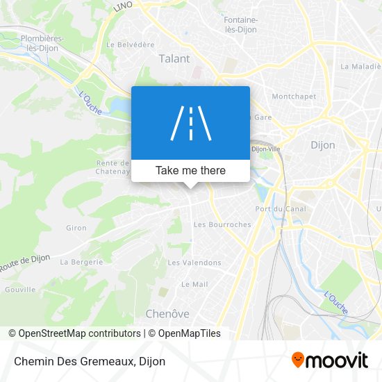 Chemin Des Gremeaux map