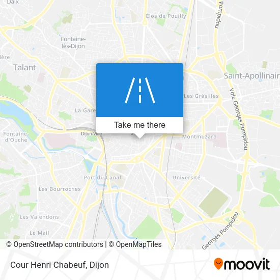 Cour Henri Chabeuf map