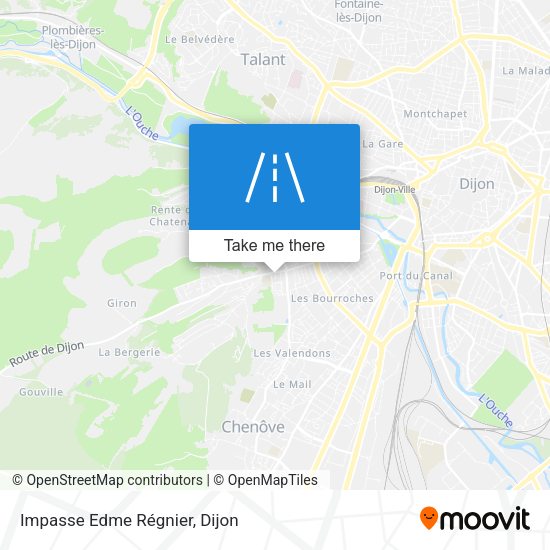 Impasse Edme Régnier map
