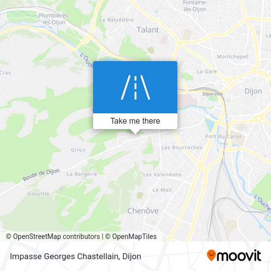 Impasse Georges Chastellain map
