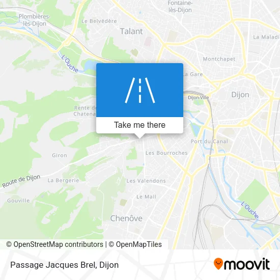 Passage Jacques Brel map