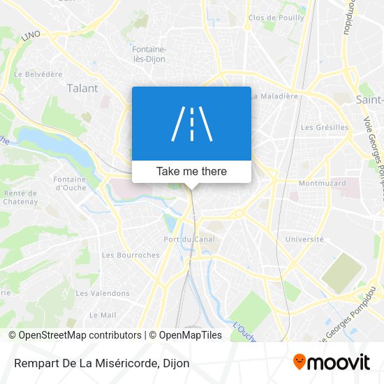 Rempart De La Miséricorde map
