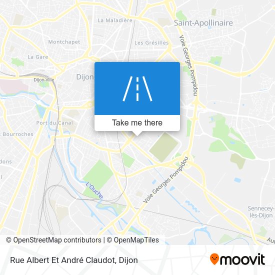 Rue Albert Et André Claudot map