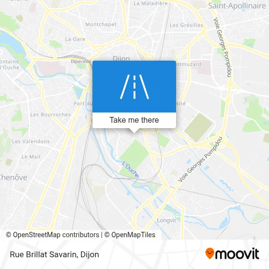 Rue Brillat Savarin map