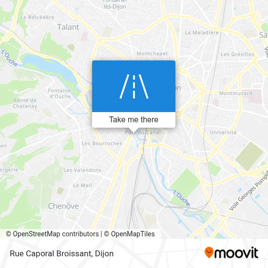 Rue Caporal Broissant map