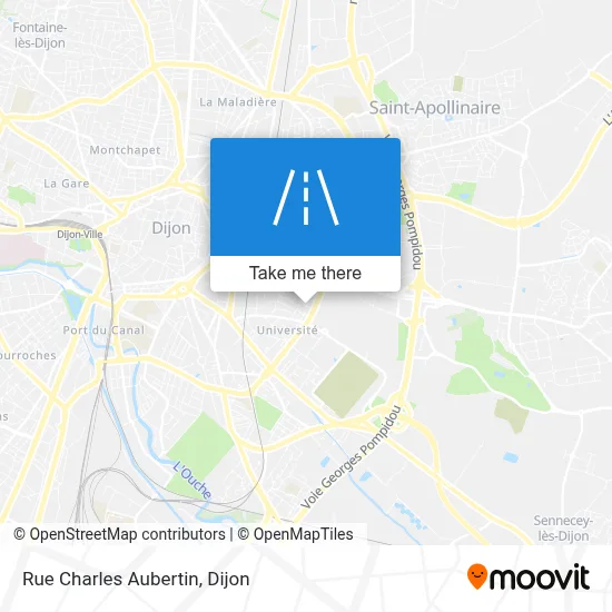 Rue Charles Aubertin map