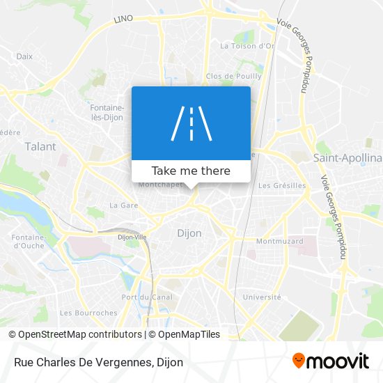 Rue Charles De Vergennes map