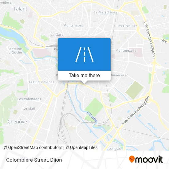 Rue De La Colombière map