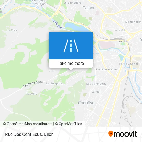 Rue Des Cent Écus map