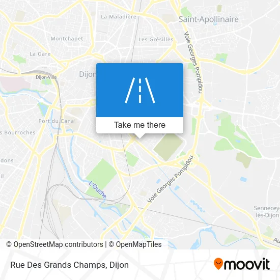 Rue Des Grands Champs map