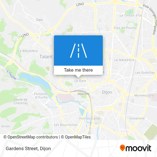 Rue Des Jardins map