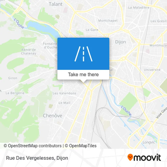 Rue Des Vergelesses map