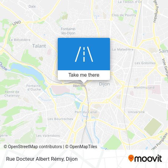 Rue Docteur Albert Rémy map