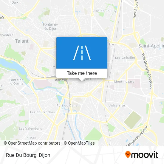 Rue Du Bourg map
