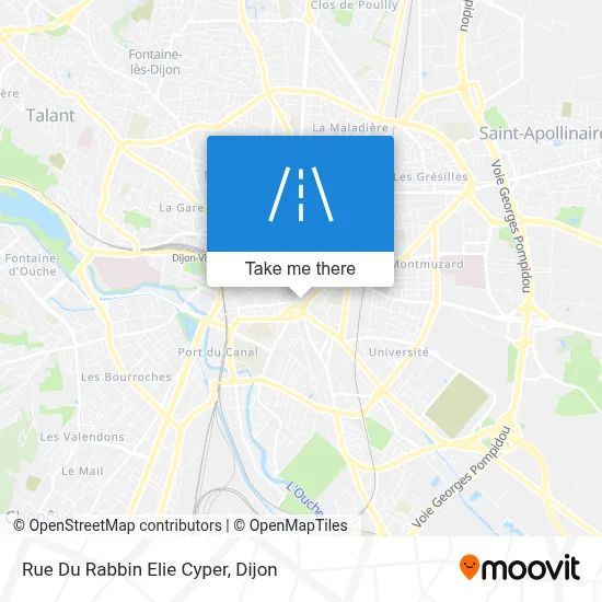 Rue Du Rabbin Elie Cyper map