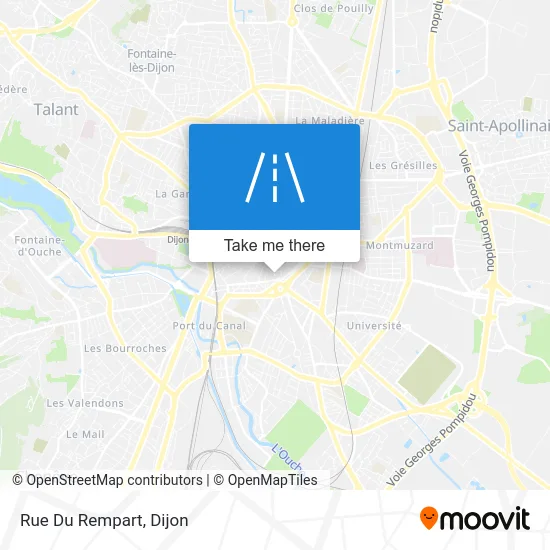 Rue Du Rempart map