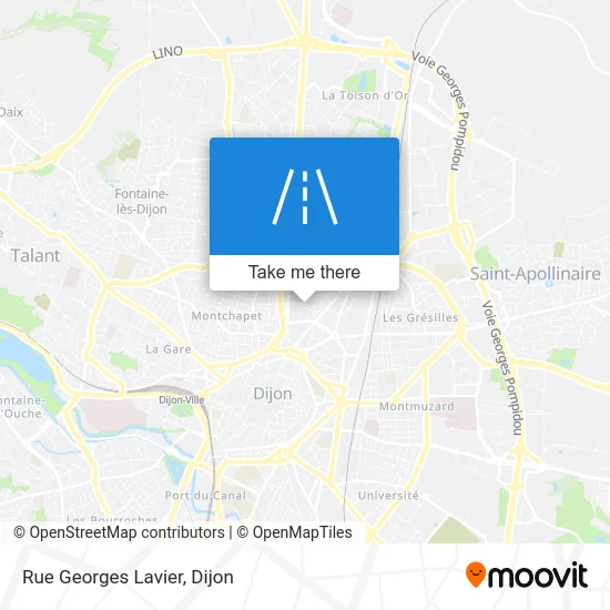 Rue Georges Lavier map