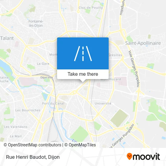 Rue Henri Baudot map