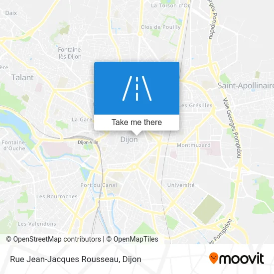 Rue Jean-Jacques Rousseau map