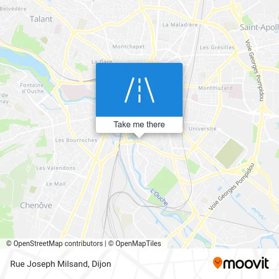 Rue Joseph Milsand map