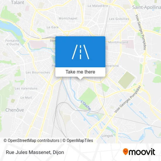 Rue Jules Massenet map