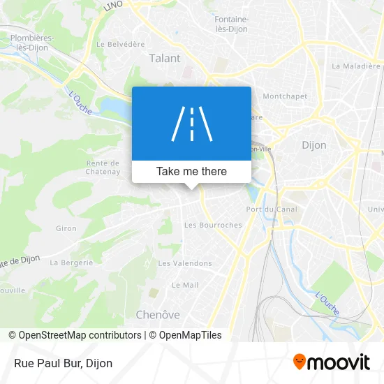 Rue Paul Bur map