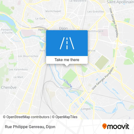 Rue Philippe Genreau map