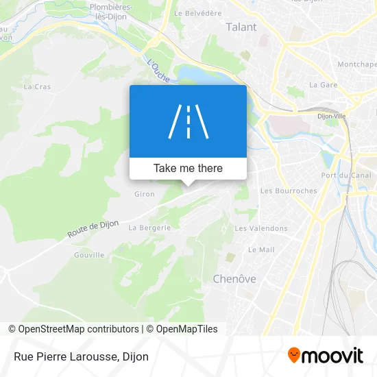 Rue Pierre Larousse map