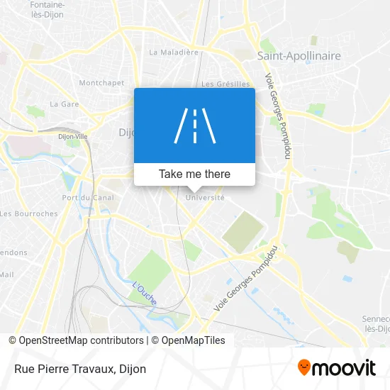 Rue Pierre Travaux map