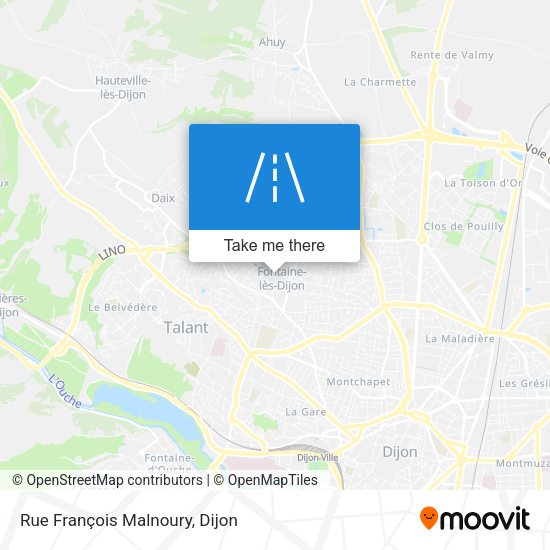 Rue François Malnoury map