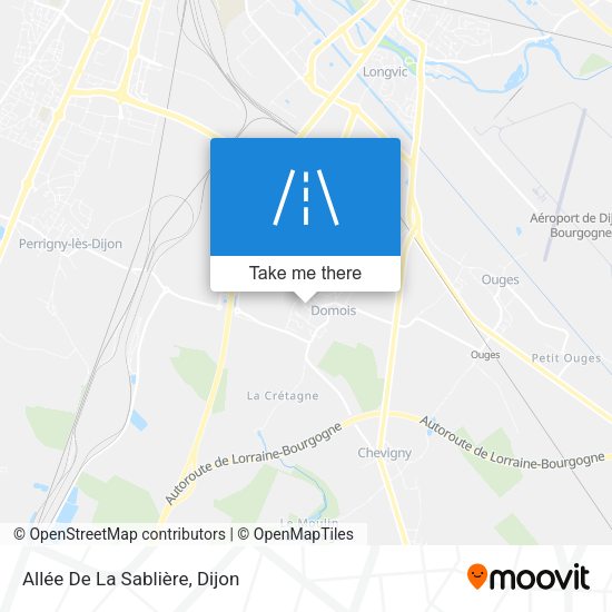 Allée De La Sablière map