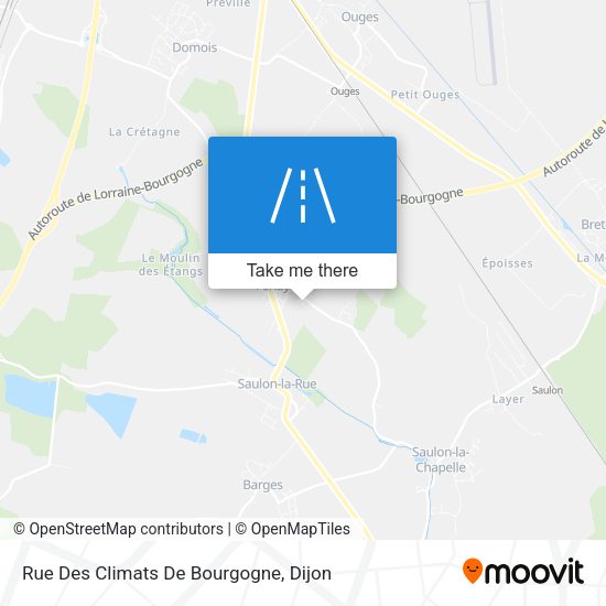 Rue Des Climats De Bourgogne map