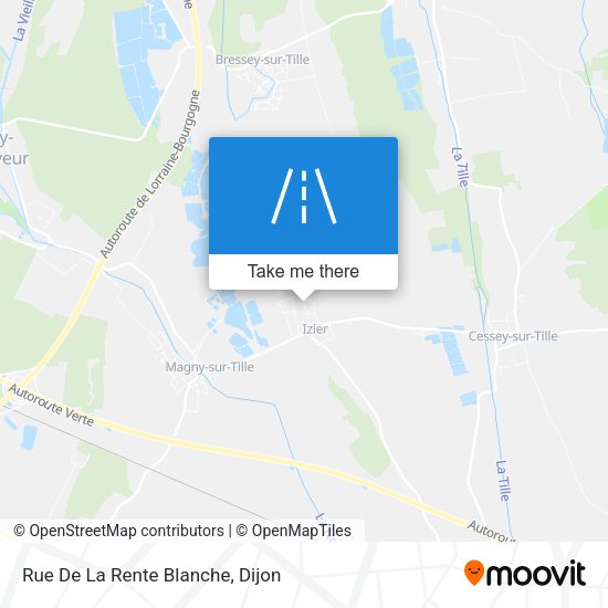 Rue De La Rente Blanche map
