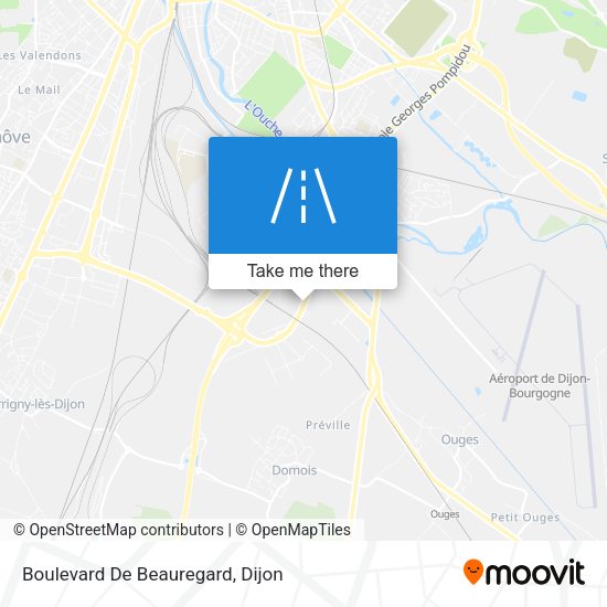 Boulevard De Beauregard map
