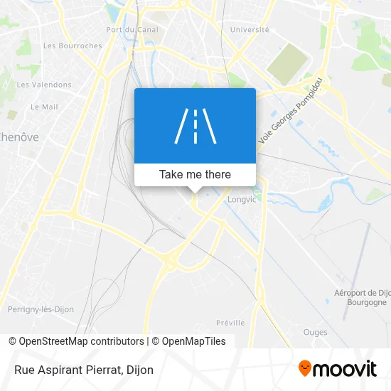 Rue Aspirant Pierrat map