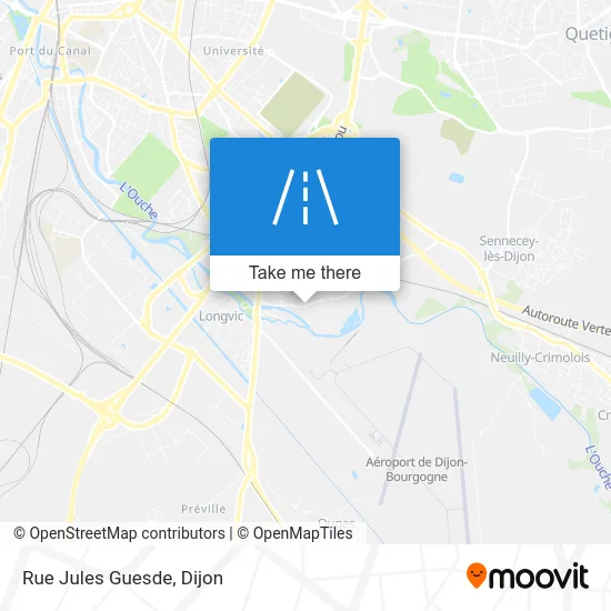 Rue Jules Guesde map