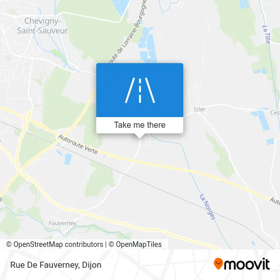 Rue De Fauverney map