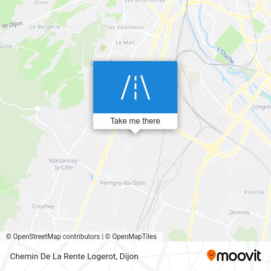 Chemin De La Rente Logerot map