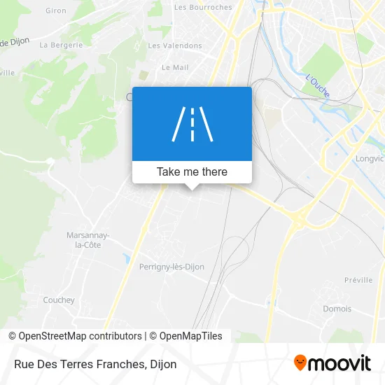 Rue Des Terres Franches map