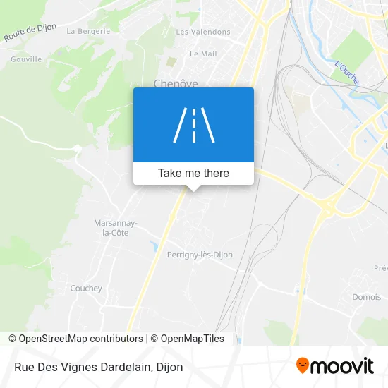 Rue Des Vignes Dardelain map