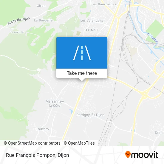 Rue François Pompon map