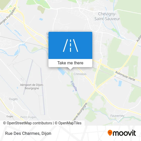 Mapa Rue Des Charmes