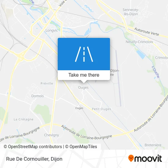 Rue De Cornouiller map