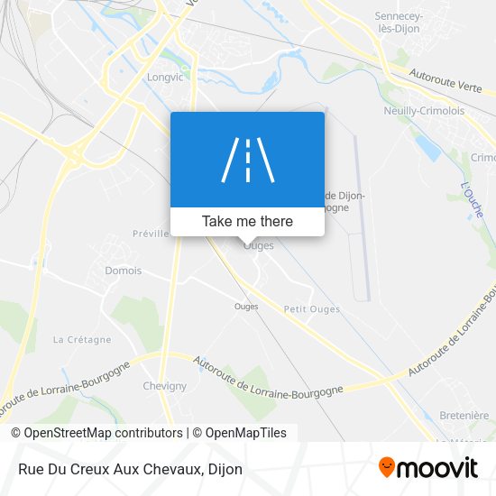 Rue Du Creux Aux Chevaux map