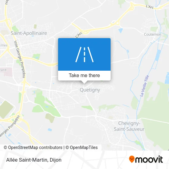 Allée Saint-Martin map
